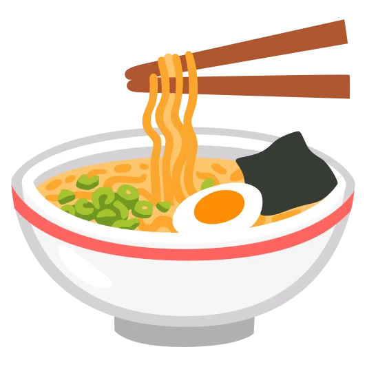 The steaming bowl emoji.