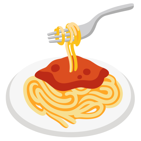 The spaghetti emoji.