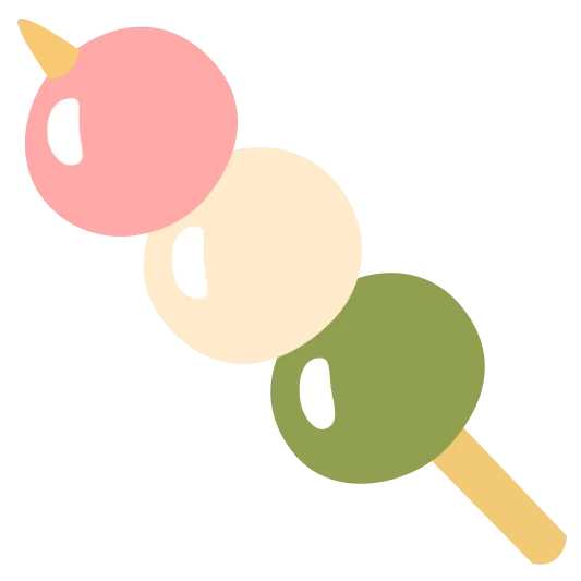 The dango emoji.