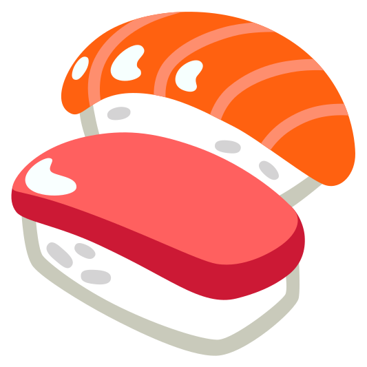 The sushi emoji.