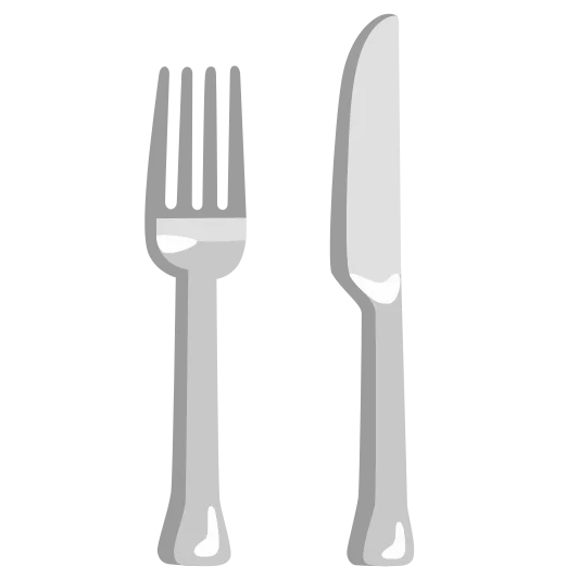 The fork and knife emoji.