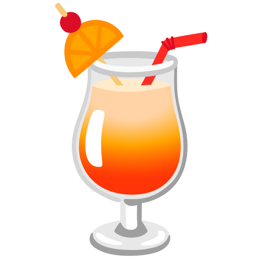 The tropical drink emoji.