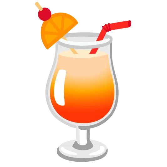 The tropical drink emoji.