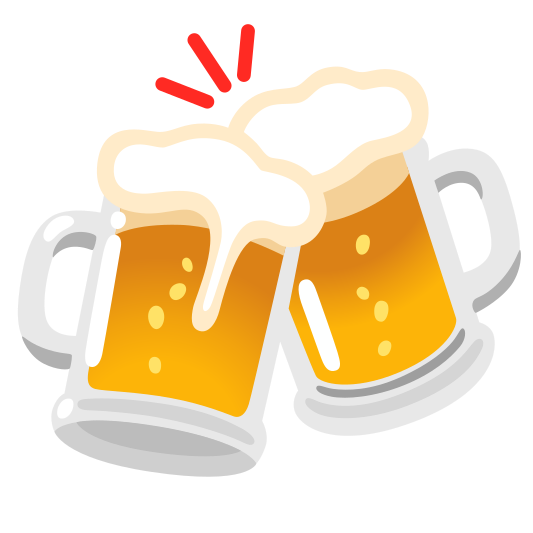The clinking beer mugs emoji.