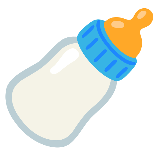 The baby bottle emoji.