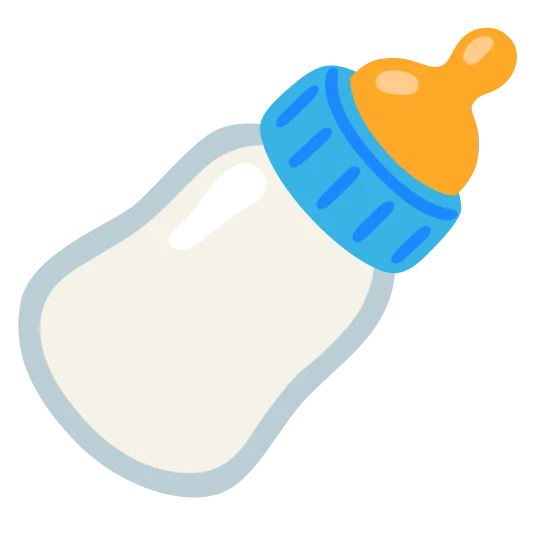 The baby bottle emoji.