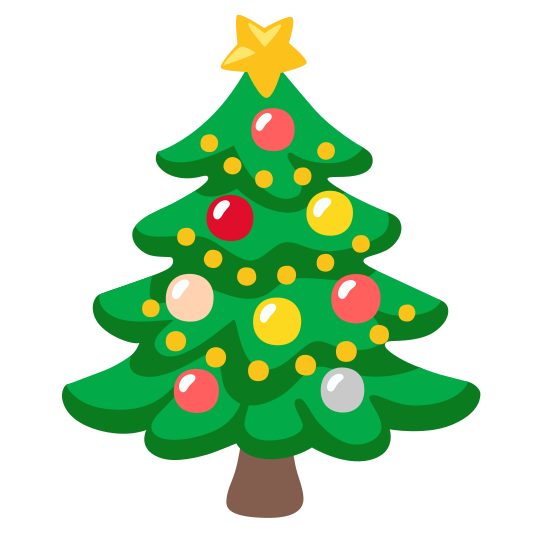 The christmas tree emoji.