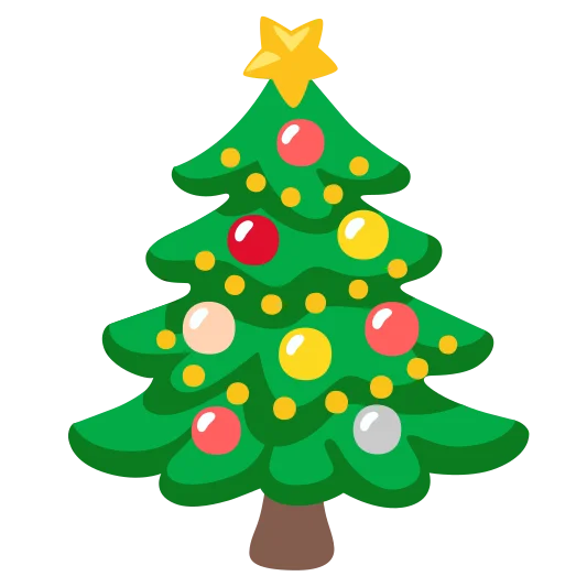 The christmas tree emoji.