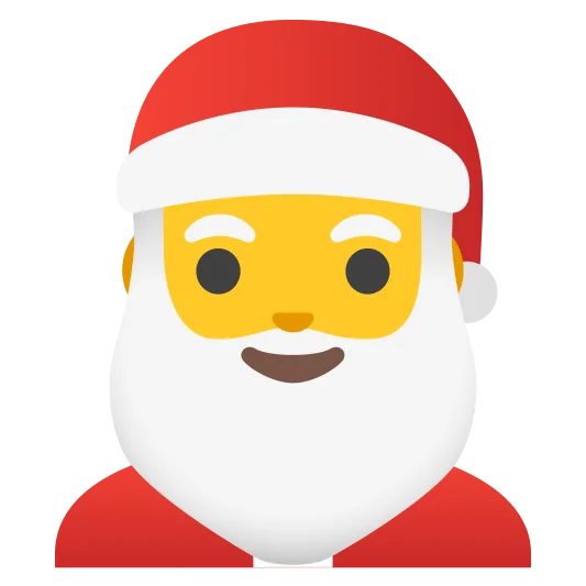 The santa claus emoji.