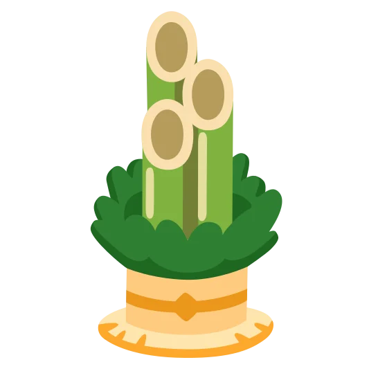 The pine decoration emoji.
