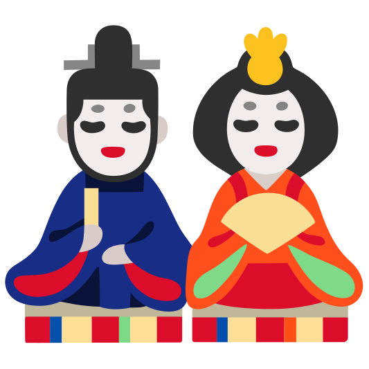 The japanese dolls emoji.