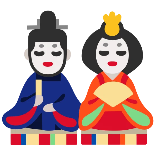 The japanese dolls emoji.