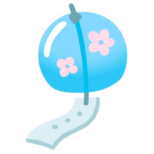 The wind chime emoji.