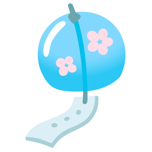 The wind chime emoji.