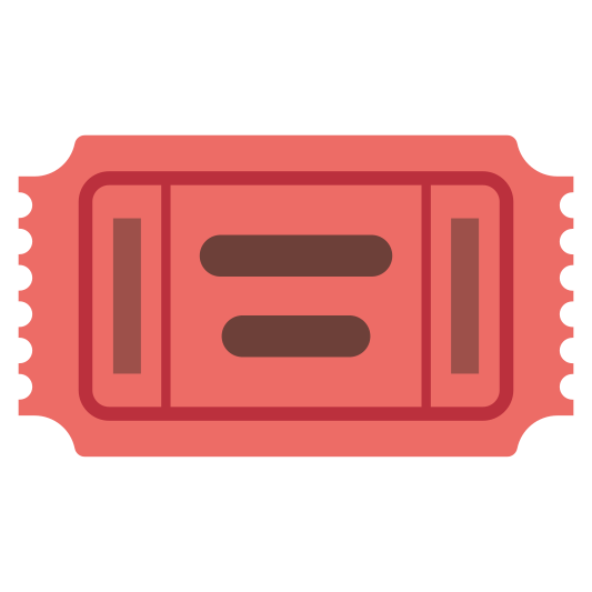 The admission tickets emoji.