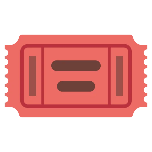 The admission tickets emoji.