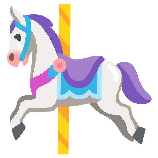 The carousel horse emoji.