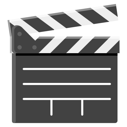 The clapper board emoji.