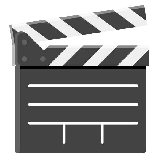 The clapper board emoji.