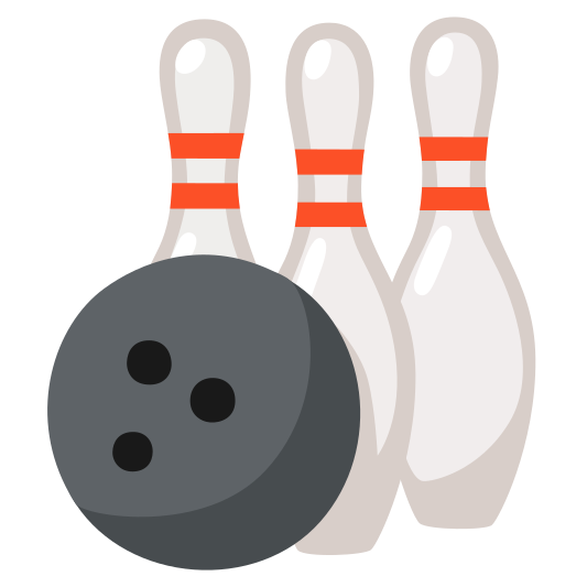 The bowling emoji.