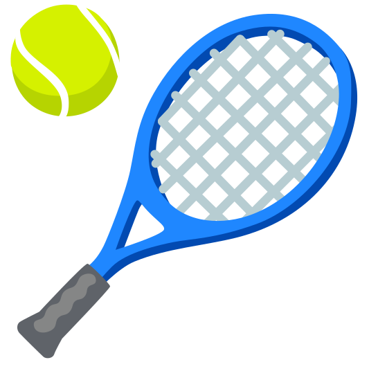 The tennis emoji.