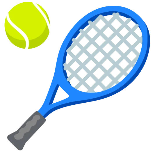 The tennis emoji.