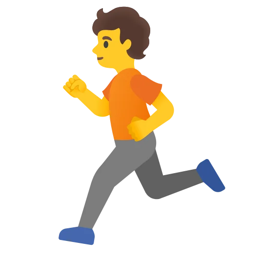 The person running emoji.