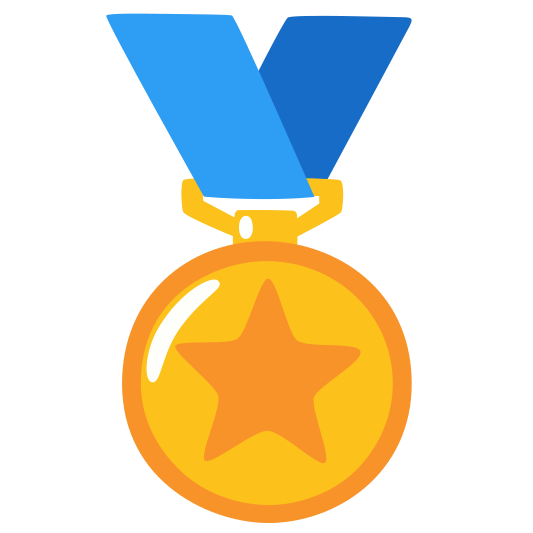 The sports medal emoji.