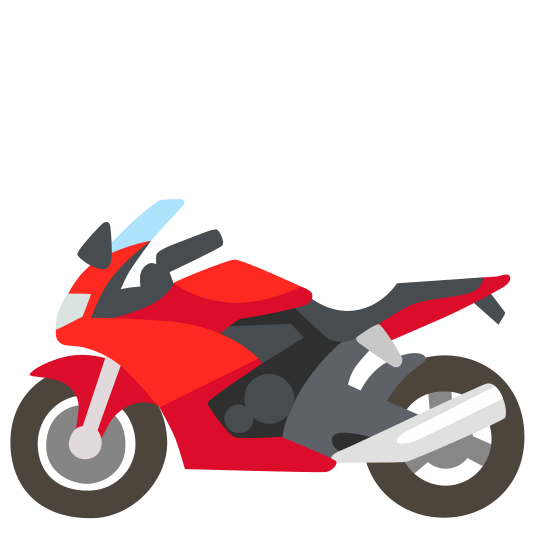 The motorcycle emoji.