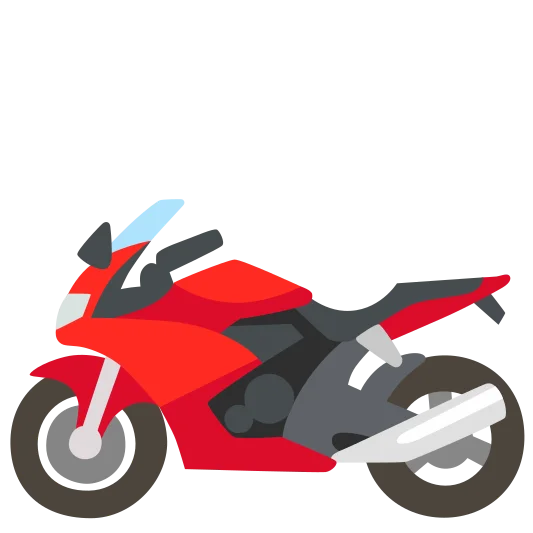 The motorcycle emoji.
