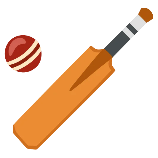 The cricket game emoji.