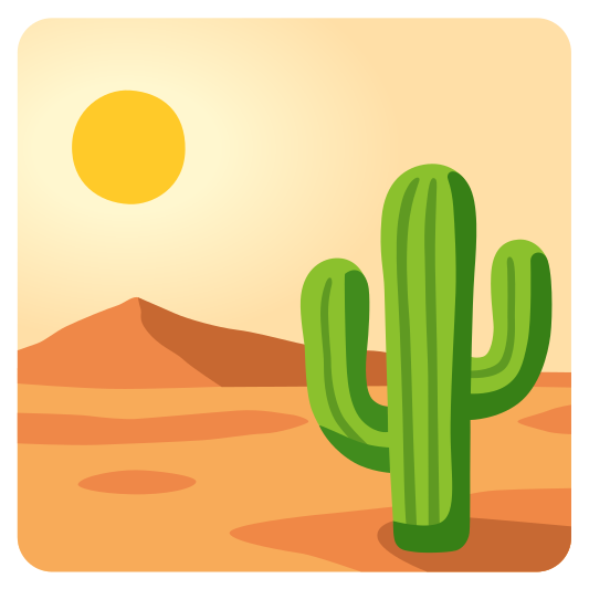 The desert emoji.