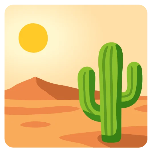 The desert emoji.