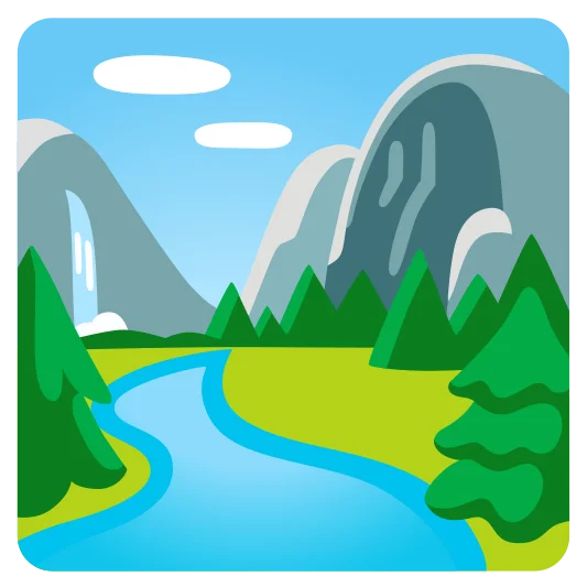 The national park emoji.