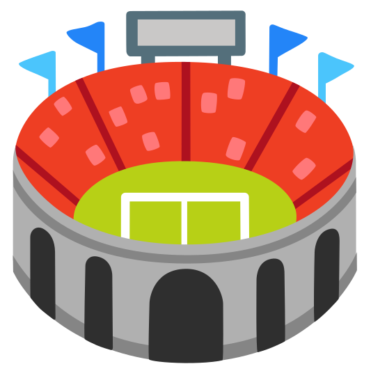 The stadium emoji.