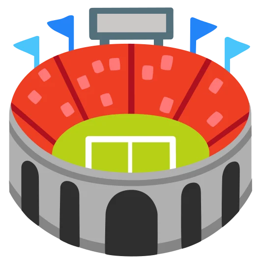 The stadium emoji.