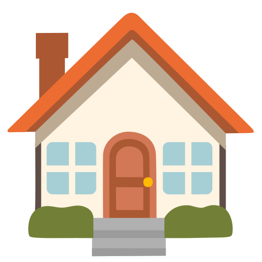 The house emoji.