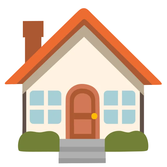 The house emoji.