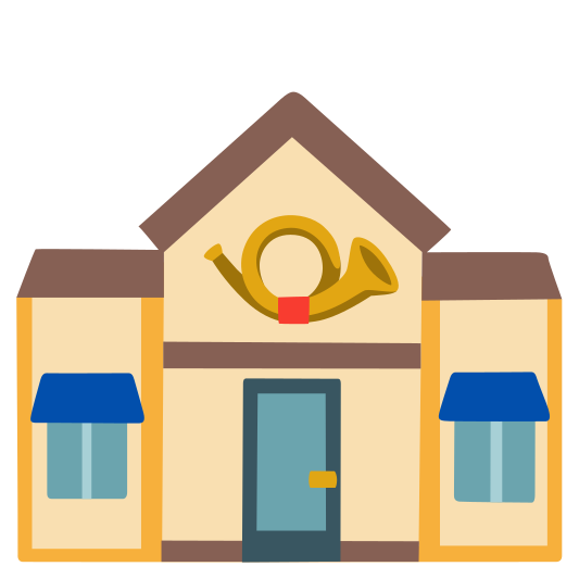 The post office emoji.