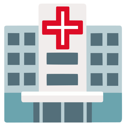 The hospital emoji.