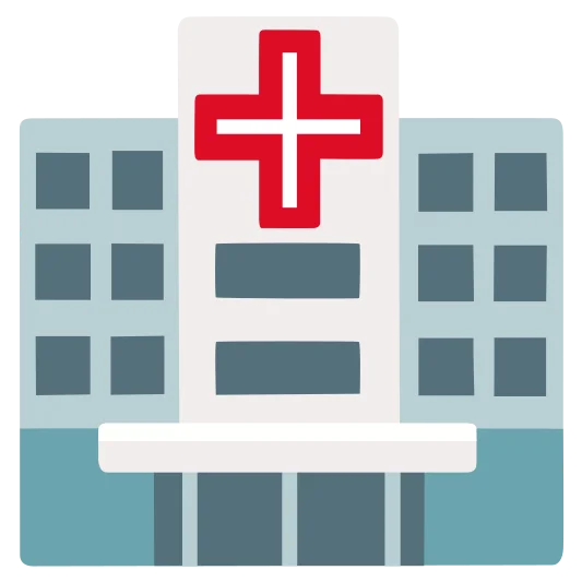The hospital emoji.