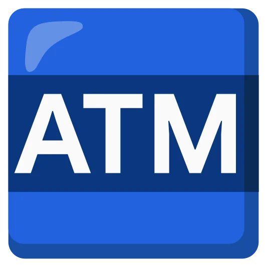 The atm sign emoji.