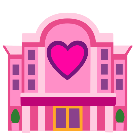 The love hotel emoji.