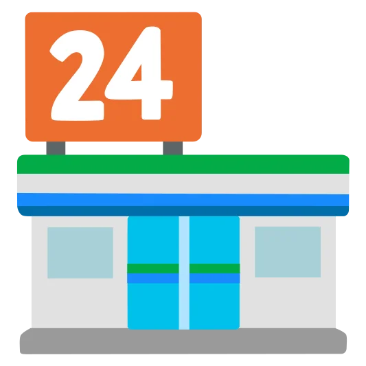 The convenience store emoji.