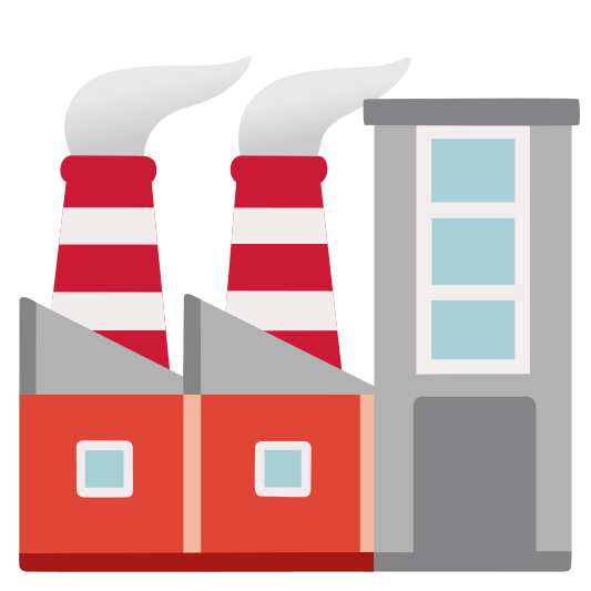 The factory emoji.