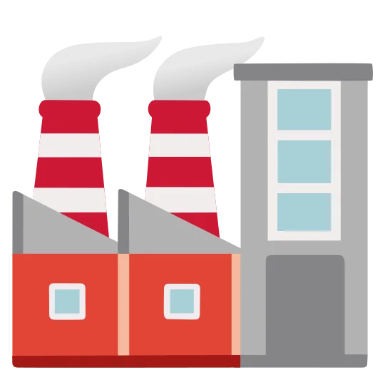 The factory emoji.