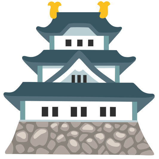 The japanese castle emoji.