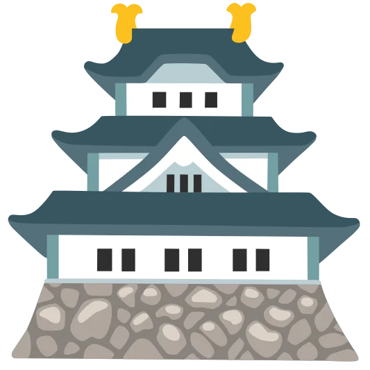 The japanese castle emoji.