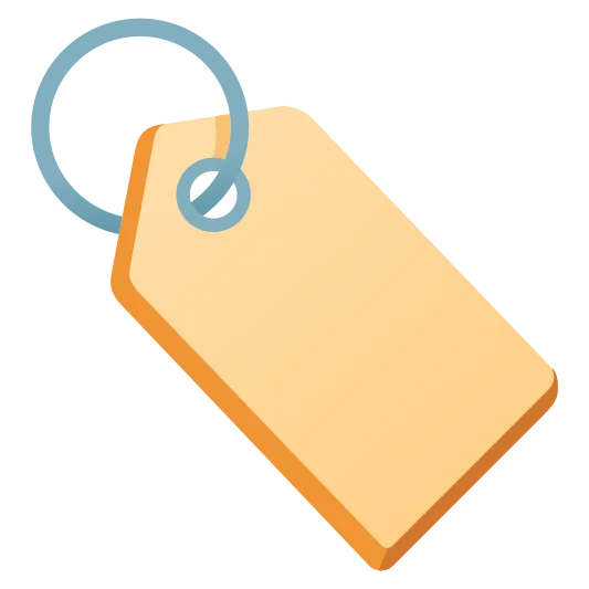 The label emoji.