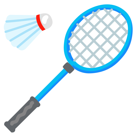 The badminton emoji.